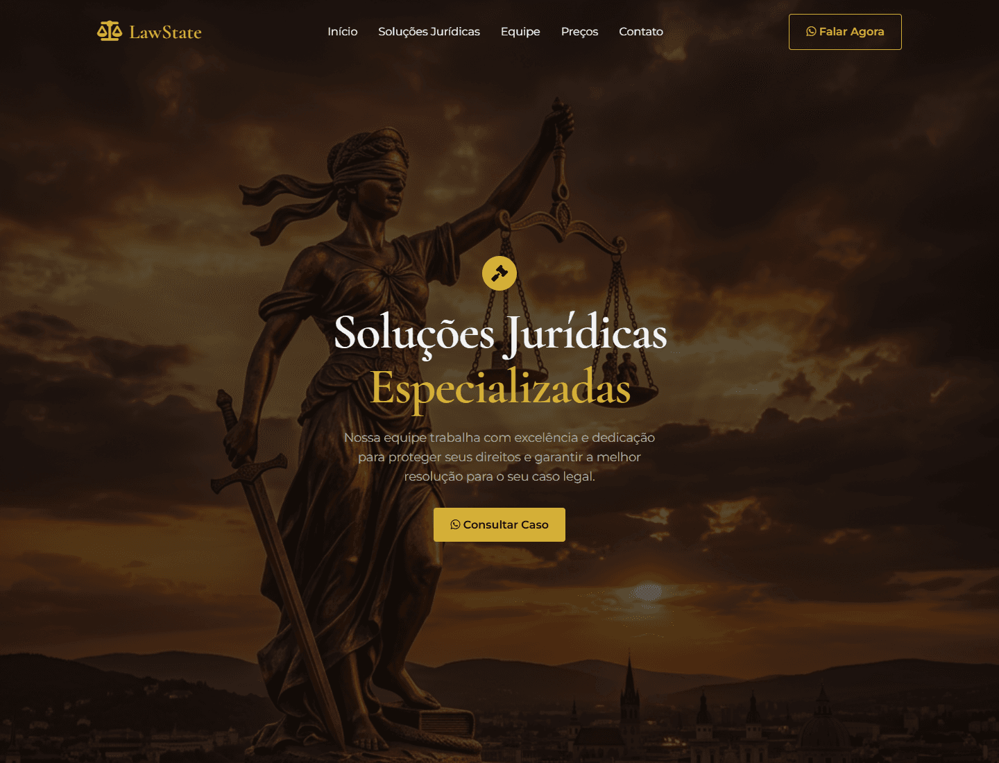 Preview do modelo Advogado